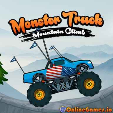 Monster Truck Mountain Climb